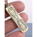Pendentif tibétain bouddhiste Mantra en turquoise - Pendentifs tibétains bouddhistes