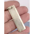 Pendentif bouddhiste Mantra de Chenrezi en métal blanc - Pendentifs tibétains bouddhistes
