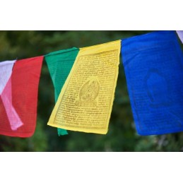 Drapeaux tibétains divinités bouddhistes x 10 Moyen modèle qualité supérieure Drapeaux tibétains drapeau MM1
