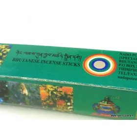 Encens Bhoutanais traditionnel vert - Objets rituels bouddhistes