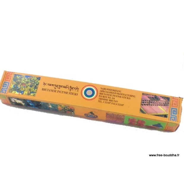 Encens Bhoutanais traditionnel orange - Objets rituels bouddhistes