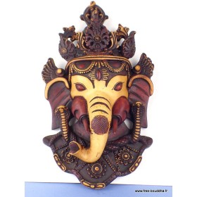 Statuette masque mural Ganesh style antique Statuettes Bouddhistes GANESH2