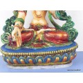 Statuette bouddhiste Tara Blanche peinte à la main Statuettes Bouddhistes STU6