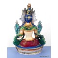 Statuette bouddhiste Tara Blanche peinte à la main Statuettes Bouddhistes STU6