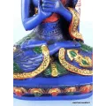 Statuette bouddhiste Bouddha de Médecine 14 cm - Statuettes bouddhistes tibétaines artisanales