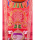 Tenture tibétaine bouddhiste verticale rouge signes auspicieux Tentures tibétaines Bouddha HQTEN1