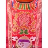 Tenture tibétaine bouddhiste verticale rouge signes auspicieux Tentures tibétaines Bouddha HQTEN1