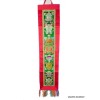 Tenture tibétaine bouddhiste Signes auspicieux rouge verte Tentures tibétaines Bouddha HQTEN3