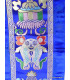 Tenture bouddhiste 8 signes de bon augure bleue Tentures tibétaines Bouddha HQTEN5