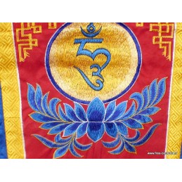 Grande tenture tibétaine Om Ah Hung Tentures tibétaines Bouddha OAH1