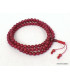 Mala bouddhiste 108 perles en Corail Bambou Mala tibétain 108 perles BM24