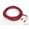 Mala bouddhiste 108 perles en Corail Bambou Mala tibétain 108 perles BM24