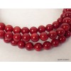 Mala bouddhiste 108 perles en Corail Bambou Mala tibétain 108 perles BM24