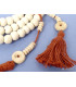 Mala tibétain 108 perles en os de buffle avec compteurs Mala tibétain 108 perles AA125