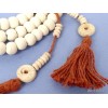 Mala tibétain 108 perles en os de buffle avec compteurs Mala tibétain 108 perles AA125