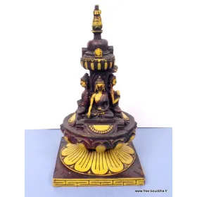 Grand stupa tibétain pour autel bouddhiste 23,5 cm - Objets rituels bouddhistes