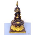 Grand stupa tibétain pour autel bouddhiste 23,5 cm Statuettes Bouddhistes STUPA52