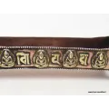 Porte encens tibétain orné de signes auspicieux - Porte-encens tibétains