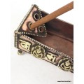 Porte encens tibétain orné de signes auspicieux Encens tibétains, accessoires BETP12