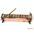 Porte encens tibétain orné de signes auspicieux - Porte-encens tibétains