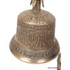 Cloche et dorjé tibétain en bronze 22 cm Objets rituels bouddhistes DOVAJ22