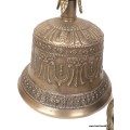 Cloche et dorjé tibétain en bronze 22 cm Objets rituels bouddhistes DOVAJ22
