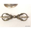 Cloche et dorjé tibétain en bronze 22 cm Objets rituels bouddhistes DOVAJ22