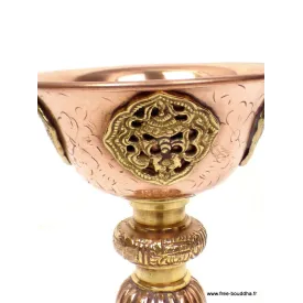 Lampe à beurre tibétaine 12 cm - Lampe à beurre bouddhiste
