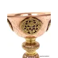 Lampe à beurre tibétaine 12 cm - Lampe à beurre bouddhiste