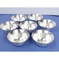 Bols d'offrandes bouddhistes plaqué argent - Bols d'offrandes bouddhistes