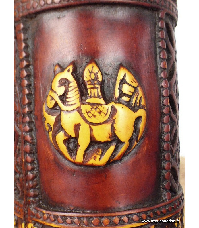 Porte encens cylindre pour encens indiens Encens tibétains, accessoires BBRE6