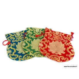 Pochettes pour mala tibétain 19 x 16 cm - Pochettes tibétaines pour malas et bijoux