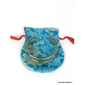 Pochette tibétaine pour bijoux 12 x 10 cm - Pochettes tibétaines pour malas et bijoux