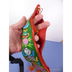 Chopen sambhu bannière tibétaine porte-bonheur Tentures tibétaines Bouddha CHOP2