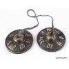 Tingshas bouddhistes Chenrezi 6,5 cm Tingsha tibétaine cymbales TT75A.2