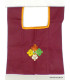 Sac moine tibétain brodé double dordjé Sacs tibétains et indiens sac MO3