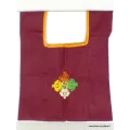 Sac moine tibétain brodé double dordjé - Sacs tibétains et indiens
