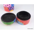 Petite boîte à bijoux en bois peint à la main - Boîte à Bijoux tibétaine