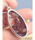 Pendentif Quartz Hématoïde oval Pendentifs pierres naturelles XV22.2