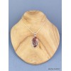 Pendentif Quartz Hématoïde oval Pendentifs pierres naturelles XV22.2