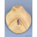 Pendentif Quartz Hématoïde oval - Pendentifs pierres naturelles