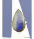 Bague Labradorite bleue goutte T 59 Bijoux en Labradorite Bleue XV54.5