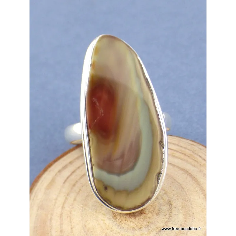 Bague Jaspe Impérial grande taille - Taille 66 - Bijoux en Jaspe