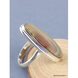 Bague Jaspe Impérial grande taille - Taille 66 - Bijoux en Jaspe