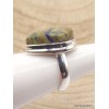 Bague en Azurite Boulder forme goutte Taille 55 Bijoux en Azurite XV61.1