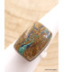 Bague en Azurite Boulder rectangulaire Taille 54 Bijoux en Azurite XV61.2