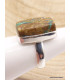Bague en Azurite Boulder rectangulaire Taille 54 Bijoux en Azurite XV61.2