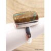 Bague en Azurite Boulder rectangulaire Taille 54 Bijoux en Azurite XV61.2