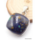 Petit pendentif Azurite Boulder carré Pendentifs pierres naturelles PAC10.3