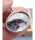 Pendentif argent Merlinite oval horizontal Pendentifs pierres naturelles PAC7.4